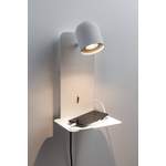 Wandlampe von Paulmann, in der Farbe Weiss, aus Metall, andere Perspektive, Vorschaubild
