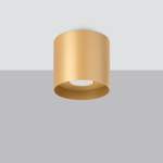 Deckenlampe von SOLLUX lighting, in der Farbe Gold, aus Marmor, andere Perspektive, Vorschaubild