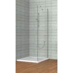Dusch von Primaster, in der Farbe Silber, aus Sicherheitsglas, andere Perspektive, Vorschaubild