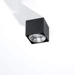 Deckenlampe von SOLLUX lighting, in der Farbe Schwarz, aus Aluminium, andere Perspektive, Vorschaubild