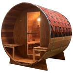 Sauna-Kabine von Sanotechnik, in der Farbe Braun, aus Holz, andere Perspektive, Vorschaubild