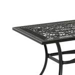 Gartentisch von Merxx, in der Farbe Schwarz, aus Metall, andere Perspektive, Vorschaubild