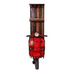 Barschrank von Möbel Exclusive, in der Farbe Rot, aus Recyclingholz, andere Perspektive, Vorschaubild