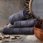 Handtuch-Set von Dekoria, in der Farbe Grau, aus Baumwolle, andere Perspektive, Vorschaubild