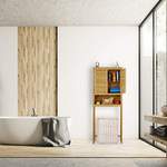 Badezimmerschrank von RELAXDAYS, in der Farbe Braun, aus Holzwerkstoff, andere Perspektive, Vorschaubild