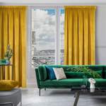 Vorhang von Design91, in der Farbe Gelb, aus Polyester, Vorschaubild