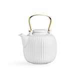 Teekocher von Kähler Design, in der Farbe Weiss, aus Keramik, Vorschaubild