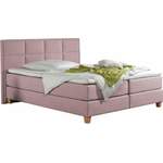 Boxspringbett von home affaire, in der Farbe Rosa, aus Holz, andere Perspektive, Vorschaubild