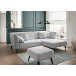 Ecksofa von INOSIGN, in der Farbe Silber, aus Microfaser, andere Perspektive, Vorschaubild