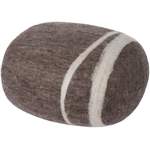 Pouf von myfelt, in der Farbe Braun, aus Wolle, andere Perspektive, Vorschaubild