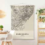 Wandteppich Stadtplan der Marke Bilderwelten