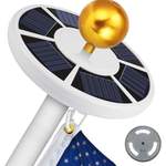 Solar-Fahnenmast-Licht, Fahnenabdeckung, der Marke AMIRROR SMART UG