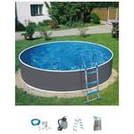 Schwimmbecken von My Pool Bwt, in der Farbe Grau, aus Stahl, andere Perspektive, Vorschaubild
