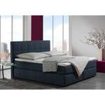 Boxspringbett von loftscape, in der Farbe Blau, aus Strukturstoff, andere Perspektive, Vorschaubild