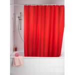 Duschvorhang von Wenko, in der Farbe Rot, aus Polyester, andere Perspektive, Vorschaubild