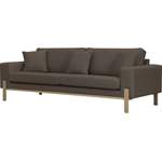 2/3-Sitzer Sofa von OTTO products, in der Farbe Braun, aus Teilmassiv, andere Perspektive, Vorschaubild