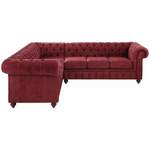 Chesterfieldsofa von home affaire, in der Farbe Rot, andere Perspektive, Vorschaubild