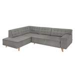 Ecksofa von TOM TAILOR HOME, in der Farbe Grau, aus Samtstoff, andere Perspektive, Vorschaubild