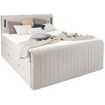 Boxspringbett von wonello, in der Farbe Beige, aus Samt, andere Perspektive, Vorschaubild