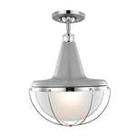 Deckenlampe von Elstead Lighting, in der Farbe Silber, aus Metall, Vorschaubild