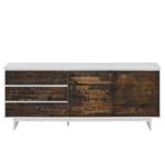 Sideboard von loftscape, in der Farbe Weiss, aus Teilmassiv, andere Perspektive, Vorschaubild