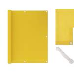 Balkonsichtschutz von VIDAXL, in der Farbe Gelb, aus Polyethylen, andere Perspektive, Vorschaubild