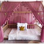 Baldachin von Baby Fancyroom, in der Farbe Rosa, andere Perspektive, Vorschaubild