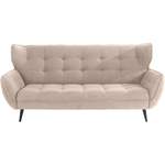 2/3-Sitzer Sofa von Leonique, in der Farbe Beige, aus Flachgewebe, andere Perspektive, Vorschaubild