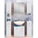 Badezimmerschrank von HELD MÖBEL, in der Farbe Weiss, aus Holzwerkstoff, andere Perspektive, Vorschaubild