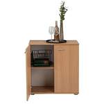 Sideboard von Home4You, in der Farbe Braun, aus Holzwerkstoff, andere Perspektive, Vorschaubild