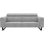 2/3-Sitzer Sofa von andas, in der Farbe Silber, andere Perspektive, Vorschaubild