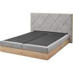 Boxspringbett von ED EXCITING DESIGN, in der Farbe Grau, aus Glas, andere Perspektive, Vorschaubild