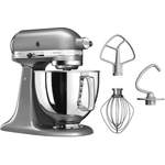 Küchenmachine von KitchenAid, in der Farbe Grau, aus Edelstahl, Vorschaubild