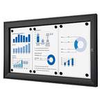 Hängevitrine von Showdown® Displays, in der Farbe Schwarz, aus Aluminium, Vorschaubild