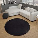 Teppich von PACO HOME, in der Farbe Schwarz, aus Filz, andere Perspektive, Vorschaubild