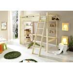 Kinderhochbett von MID.YOU, in der Farbe Beige, aus Holz, andere Perspektive, Vorschaubild