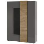 Standvitrine von MCA Furniture, in der Farbe Grau, aus Holzwerkstoff, andere Perspektive, Vorschaubild