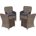 4x Polyrattan der Marke Garden Pleasure