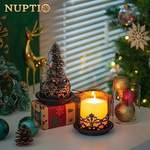 Kerzenständer von NUPTIO, in der Farbe Schwarz, aus Metall, andere Perspektive, Vorschaubild