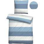 Bettwäsche-Garnitur von Biberna, in der Farbe Weiss, andere Perspektive, Vorschaubild