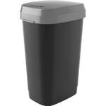 Mülleimer von Kis, in der Farbe Schwarz, aus Kunststoff, Vorschaubild