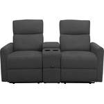 2/3-Sitzer Sofa von home affaire, in der Farbe Grau, aus Polyurethan, andere Perspektive, Vorschaubild