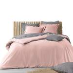 Bettwäsche-Garnitur von dynamic24, in der Farbe Rosa, aus Jersey, Vorschaubild