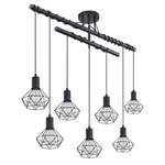 Deckenlampe von GLOBO Lighting, in der Farbe Schwarz, aus Metall, andere Perspektive, Vorschaubild