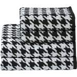 Handtuch-Set von twentyfour, in der Farbe Schwarz, aus Textil, andere Perspektive, Vorschaubild