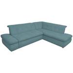 Ecksofa von MID.YOU, in der Farbe Blau, aus Textil, andere Perspektive, Vorschaubild