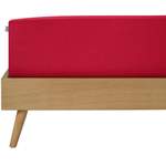 Bettlaken von Schiesser, in der Farbe Rot, aus Jersey, andere Perspektive, Vorschaubild