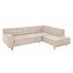 Ecksofa von TOM TAILOR HOME, in der Farbe Beige, aus Samtstoff, andere Perspektive, Vorschaubild