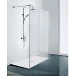 Dusch von Sanotechnik, in der Farbe Silber, aus Sicherheitsglas, andere Perspektive, Vorschaubild