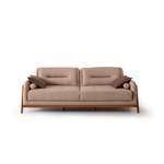 2/3-Sitzer Sofa von JVmoebel, in der Farbe Braun, aus Stoff, andere Perspektive, Vorschaubild